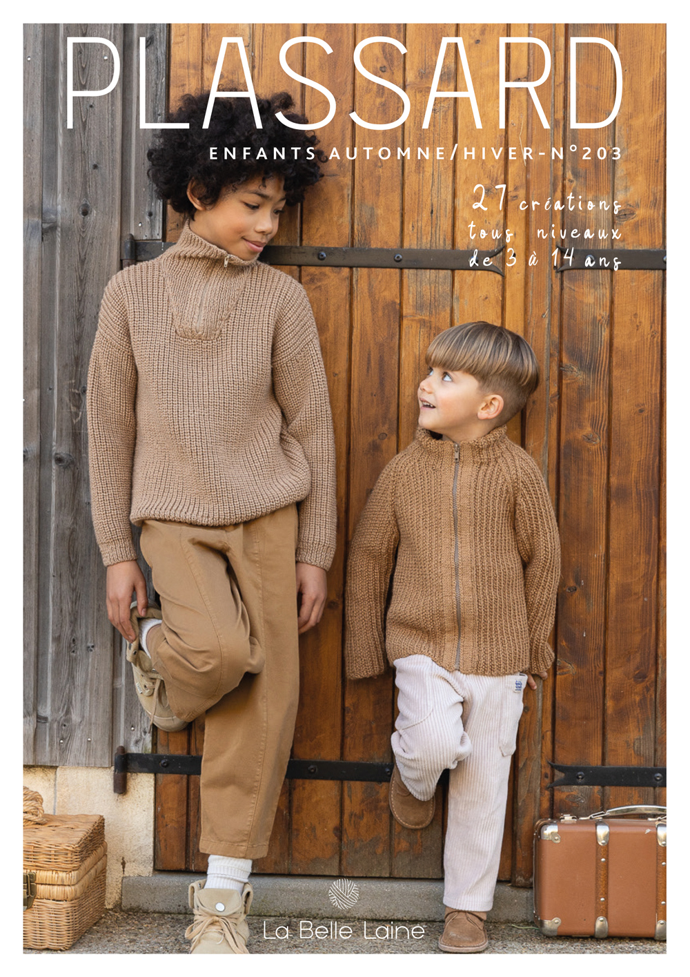 Modèles du Catalogue Plassard n°203 : Enfants Automne/Hiver