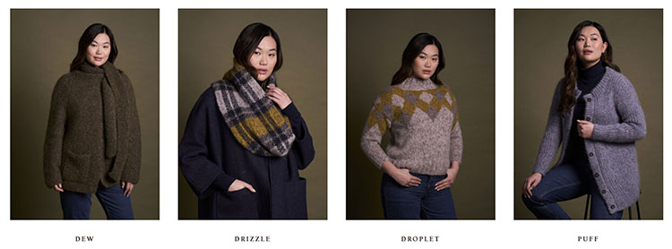 Modèles du Catalogue Rowan - 4 Projects Tweed Haze 