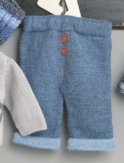 114/61 Faux jeans à revers en Plassard Week-end