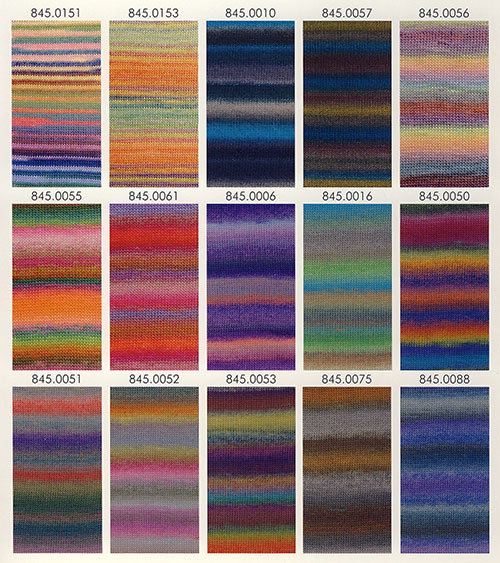 Nuancier Lang Yarns Mille Colori Baby 2