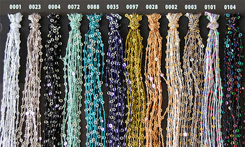 Nuancier Lang Yarns Paillettes 1