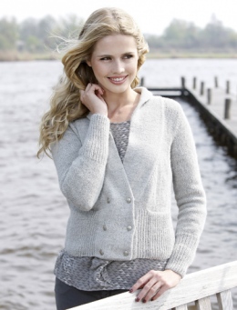 Gilet croisé à double boutonnage