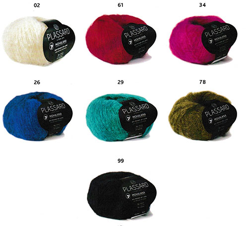 Nuancier Plassard Mohalana 1