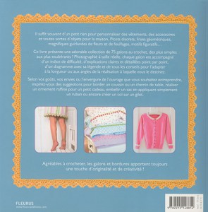 Galons et bordures au crochet, 75 motifs délicats - Fleurus