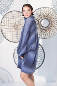81/26 Modèle Robe oversize Pergamon en Adriafil Argentovivo