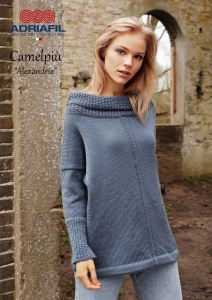 69/20 Modèle Pull Alexandria en Adriafil Camelpiù