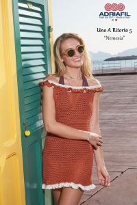 72/17 Modèle Robe de plage Nemesia en Adriafil Uno A Ritorto 5