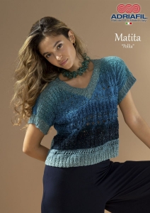 74/25 Modèle Pull Pollia en Adriafil Matita