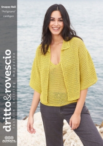 76/20 Modèle Ensemble Cardigan et Débardeur Polignano en Adriafil Snappy Ball