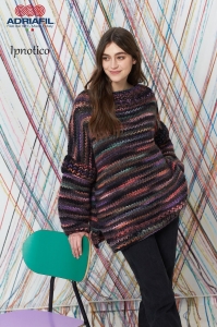 79/08 Modèle Pull oversize Cannonau en Adriafil Ipnotico