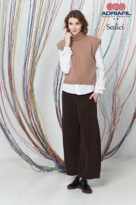 79/06 Modèle Gilet Zibibbo en Adriafil Sedici