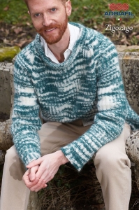 79/25 Modèle Pull Verdicchio en Adriafil Zigozago