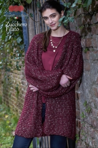 79/17 Modèle Cardigan Montepulciano en Adriafil Zucchero Filato