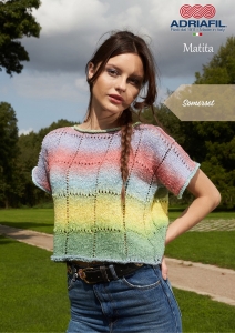 80/11 Modèle T-shirt Somerset en Adriafil Matita