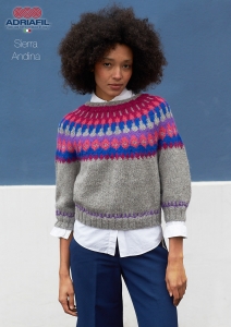 81/07 Modèle Pull Bergen en Adriafil Sierra Andina