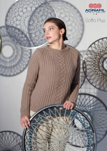 81/24 Modèle Pull Capodimonte en Adriafil Soffio Plus