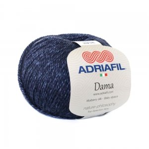 Adriafil Dama - Pelote de 50 gr -  59 bleu foncé