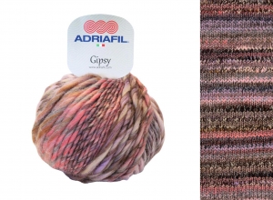 Adriafil Gipsy Pelote de 50 gr - Coloris 21 Mélange Rose Antique