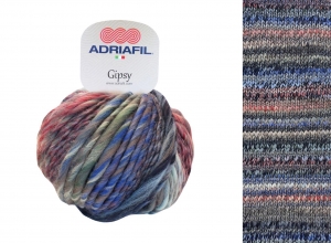 Adriafil Gipsy Pelote de 50 gr - Coloris 22 Bleu Corail