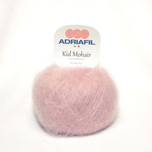 Adriafil Kid Mohair - Pelote de 25 gr - 12 vieux rose