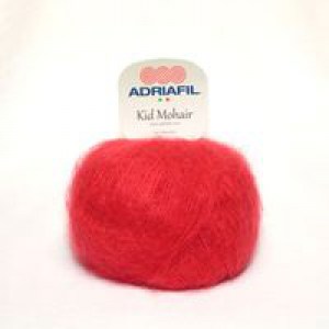 Adriafil Kid Mohair - Pelote de 25 gr - 17 rouge