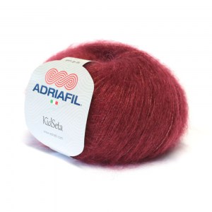 Adriafil KidSeta - Pelote de 25 gr - 88 bordeaux