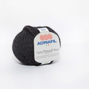 Adriafil Lana Naturale Inca - Pelote de 50 gr - 78 anthracite