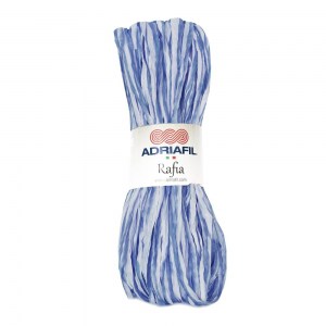 Adriafil Rafia 50g - 20 - bleu ciel nuancé