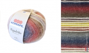 Adriafil Rigadritto - Pelote de 100 gr - Coloris 40 Glaciaire