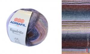 Adriafil Rigadritto - Pelote de 100 gr - Coloris 42 Provence