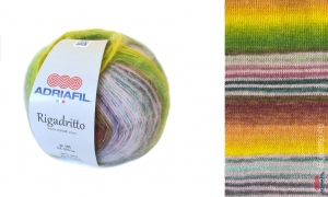 Adriafil Rigadritto - Pelote de 100 gr - Coloris 46 Floride