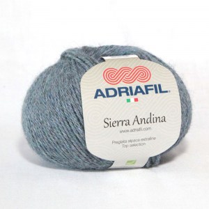 Adriafil Sierra Andina - Pelote de 50 gr - 93 bleu aviation