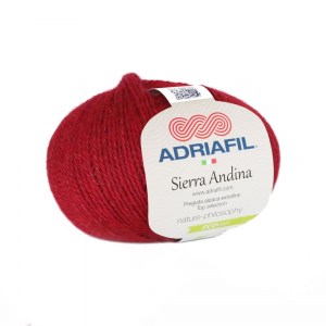 Adriafil Sierra Andina - Pelote de 50 gr - 38 rouge mélangé