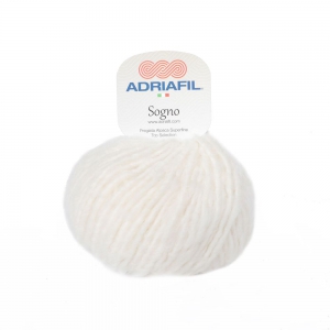 Adriafil Sogno - Pelote de 50 gr - 50 blanc