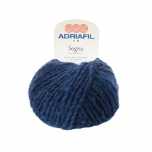 Adriafil Sogno - Pelote de 50 gr - 57 bleu foncé