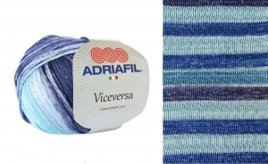 Adriafil Viceversa - Pelote de 50 gr - Coloris 41 Multibleu