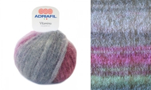 Adriafil Vitamina - Pelote de 50 gr - Coloris 86 menthe vin de glace