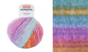 Adriafil Vitamina - Pelote de 50 gr - Coloris 87 arc-en-ciel