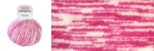 Adriafil Zigozago - Pelote de 50 gr - Coloris 83 Fuchsia