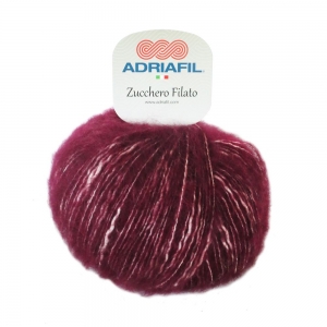 Adriafil Zucchero Filato - Pelote de 50 gr - Coloris 33 Bordeaux