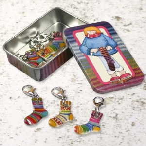 Anneaux marqueurs pour crochet - Chaussettes - Emma Ball