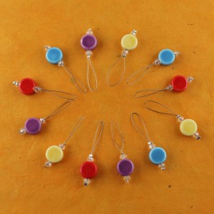 Anneaux marqueurs Zooni avec pochette de rangement KnitPro