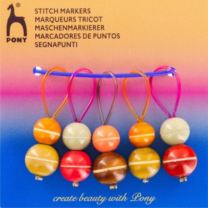 Anneaux marqueurs peints à la main - Pony