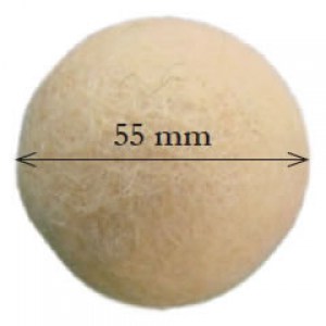 Boule en laine 55 mm