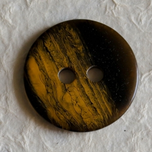 Bouton rond 44 mm - Noir/Jaune