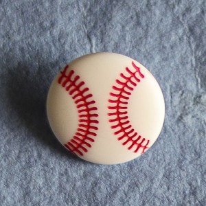 Bouton balle de base-ball 18 mm