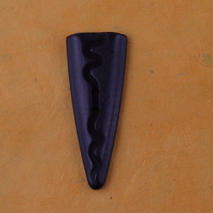 Bouton triangulaire 53 mm - Noir