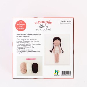 Coffret Ma poupée Lulu au crochet à habiller