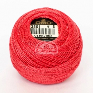 DMC Coton perlé - Pelote de 10g - n°8 Coloris 3801
