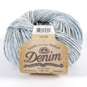 DMC Natura Just Cotton Medium Denim - Pelote de 50 gr - Coloris 137